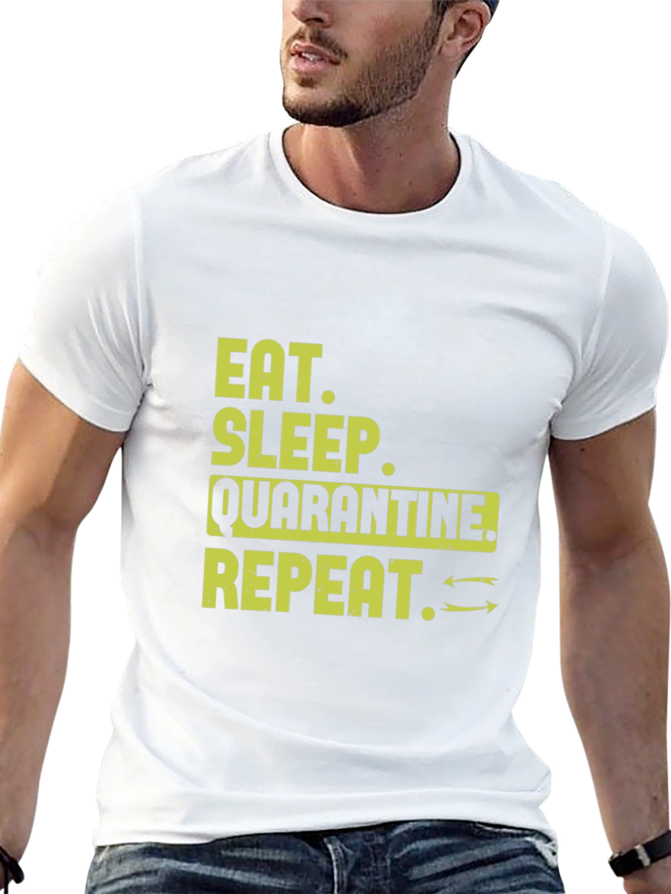 Eat Sleep Quarantine Repeat T-Shirt