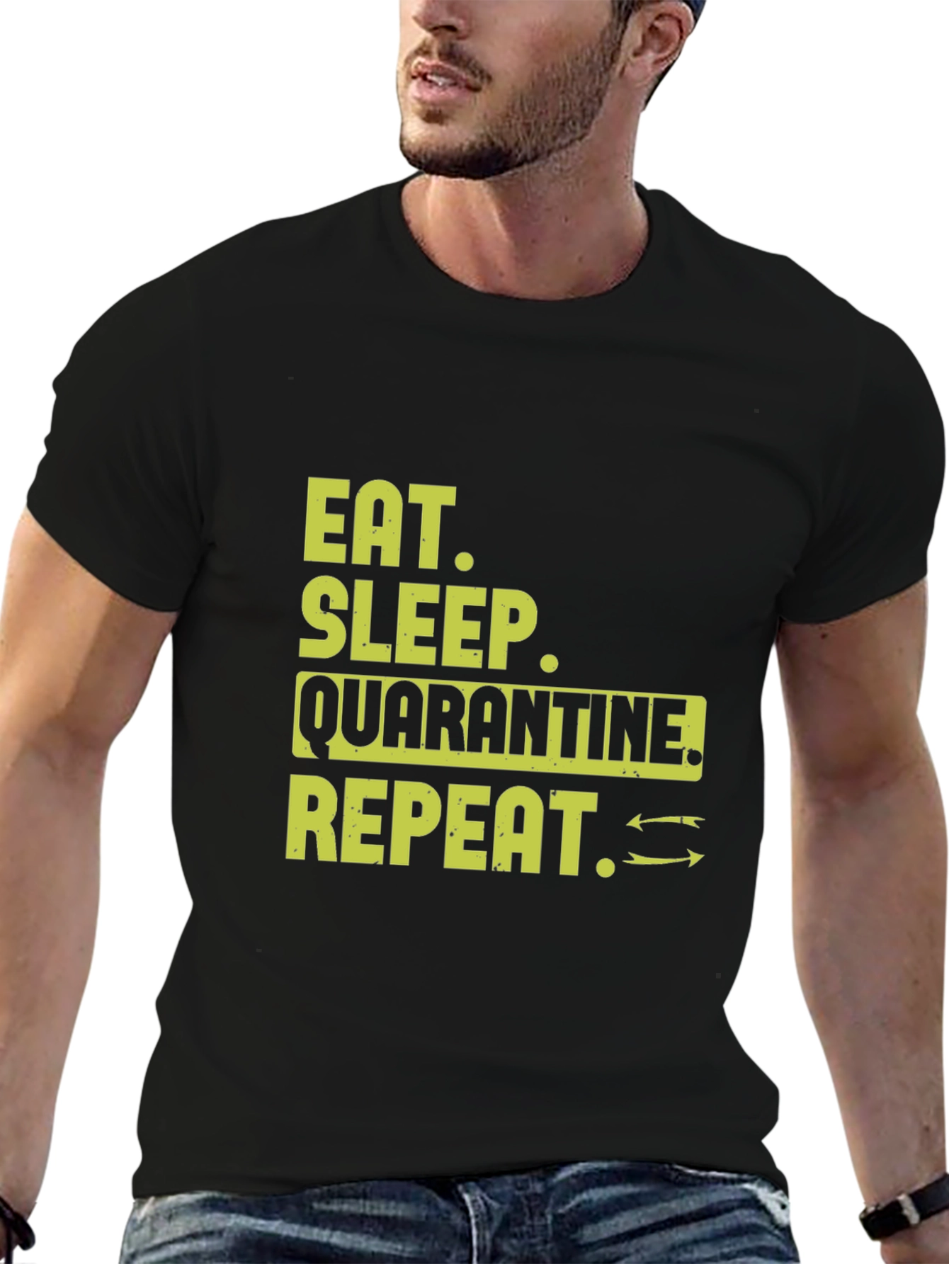 Eat Sleep Quarantine Repeat T-Shirt