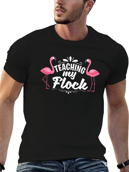 Teaching My Flock Flamingo T-Shirt
