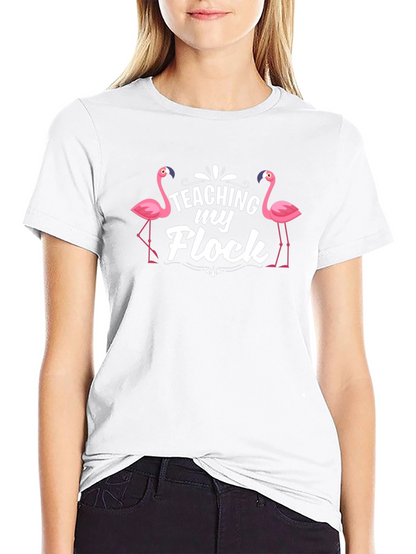 Teaching My Flock Flamingo T-Shirt