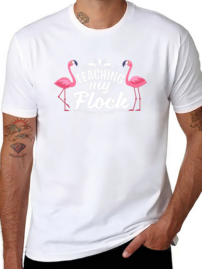 Teaching My Flock Flamingo T-Shirt
