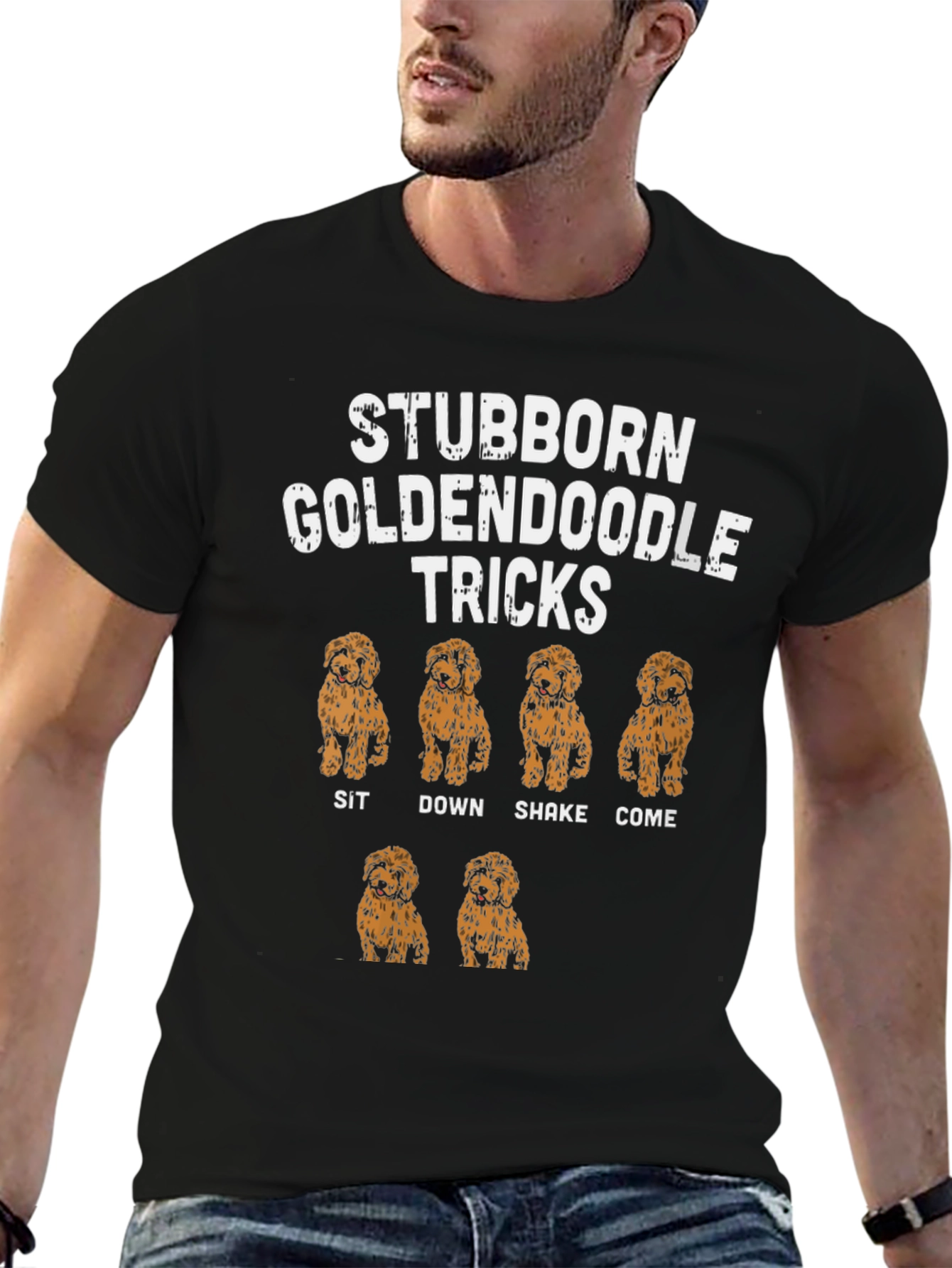 Stubborn Goldendoodle Tricks T-Shirt