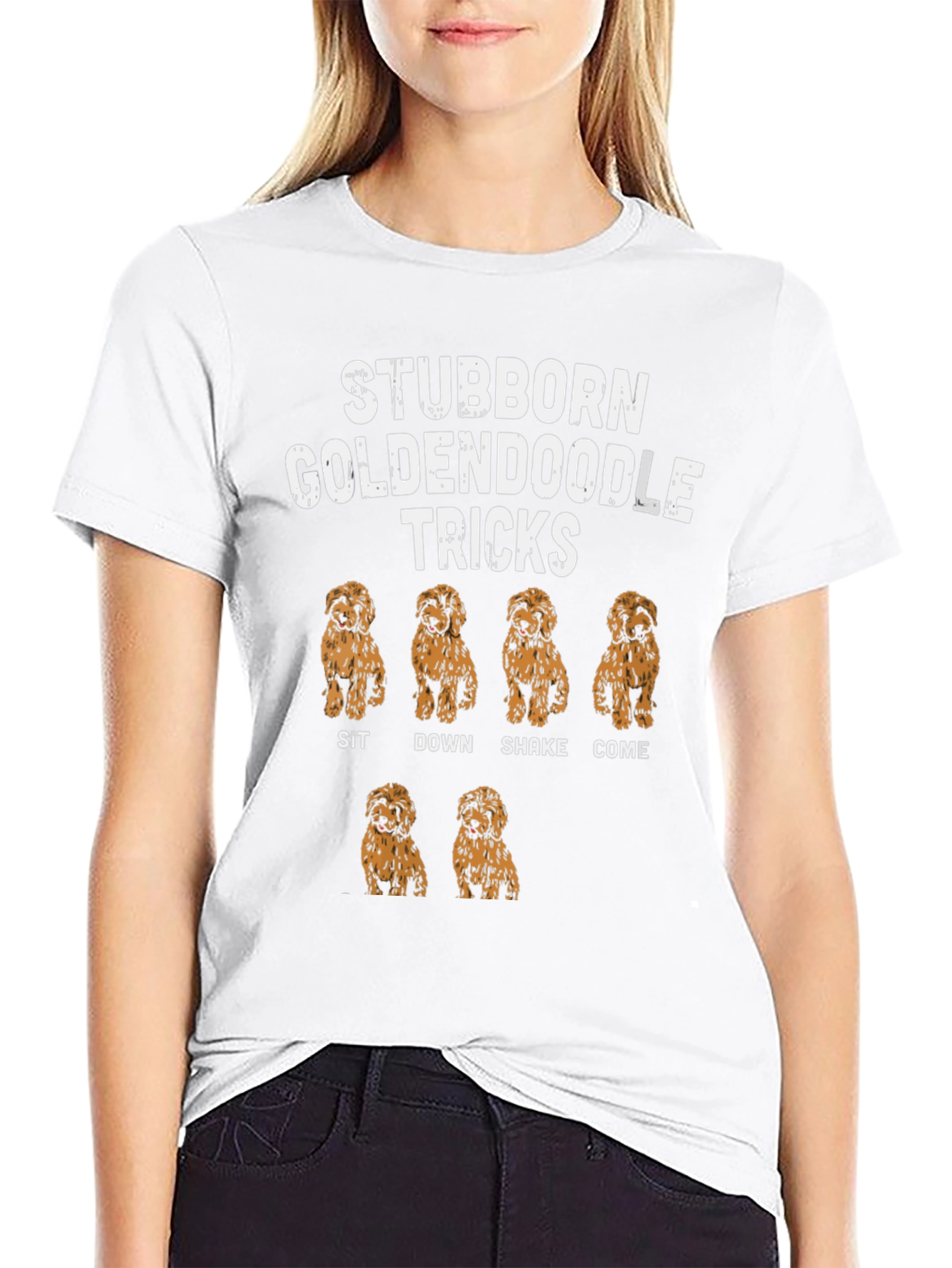 Stubborn Goldendoodle Tricks T-Shirt