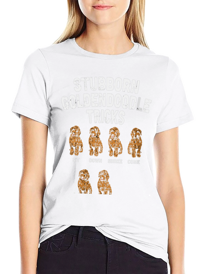 Stubborn Goldendoodle Tricks T-Shirt