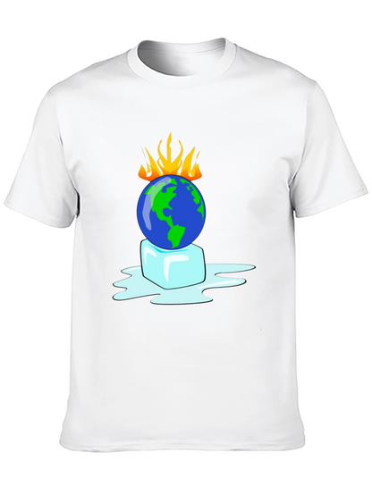 Global Warming Awareness Graphic T-Shirt