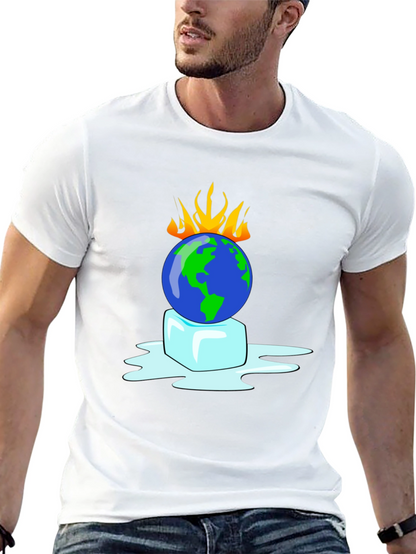 Global Warming Awareness Graphic T-Shirt