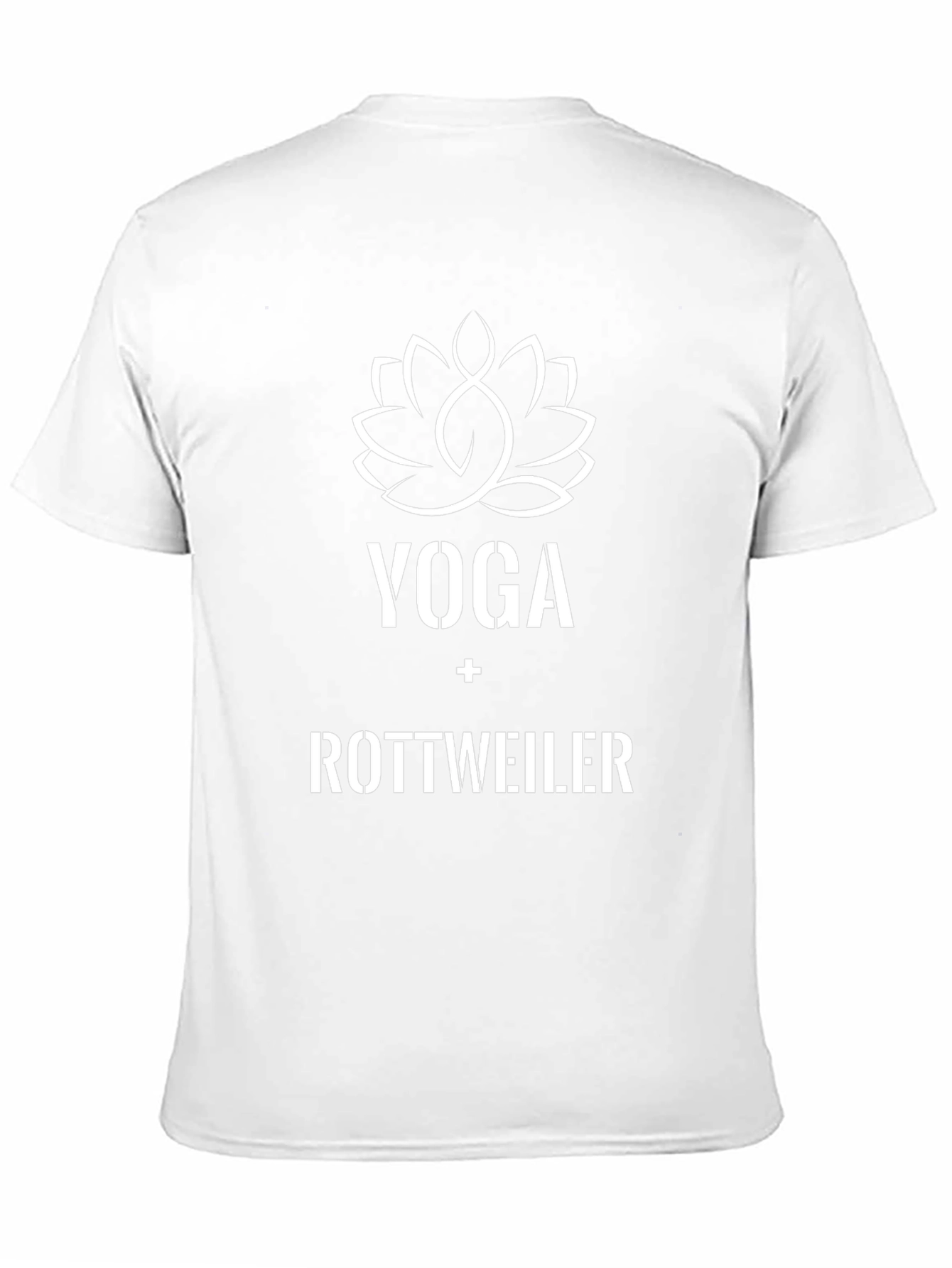 Yoga Rottweiler T-Shirt: Trendy Graphic Tee