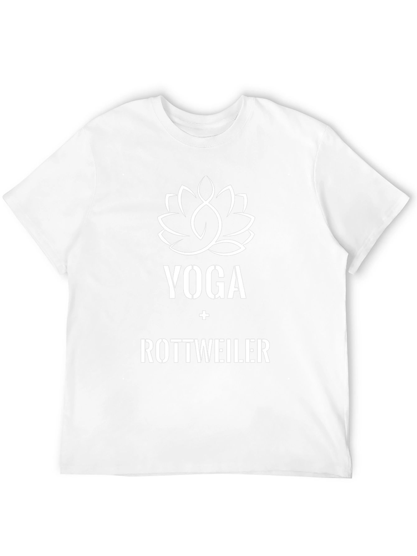 Yoga Rottweiler T-Shirt: Trendy Graphic Tee