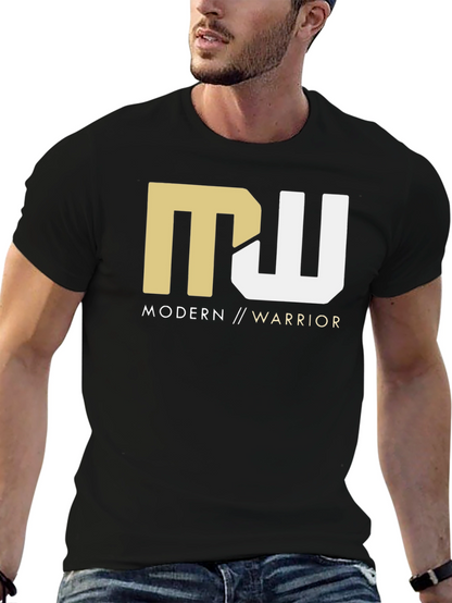 Modern Warrior Graphic Tee - Black