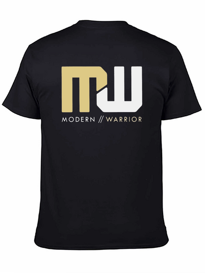 Modern Warrior Graphic Tee - Black
