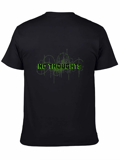 No Thoughts Black Graphic Tee