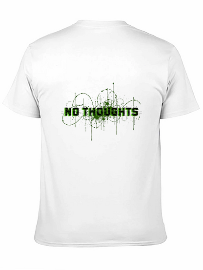 No Thoughts Black Graphic Tee