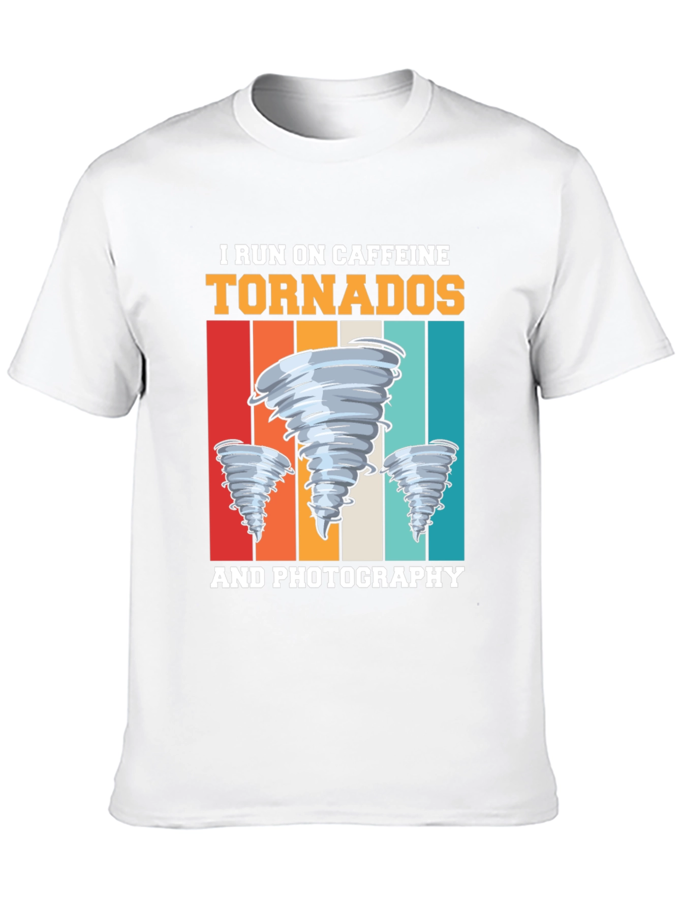 Caffeine Tornadoes Photography Graphic T-Shirt