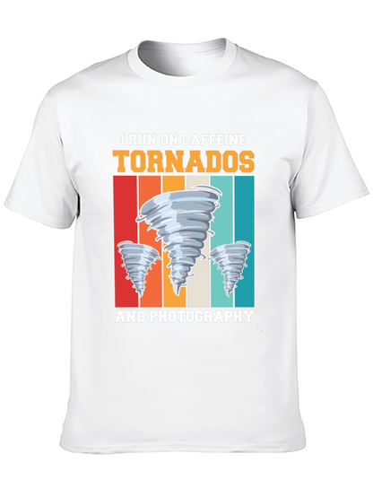 Caffeine Tornadoes Photography Graphic T-Shirt