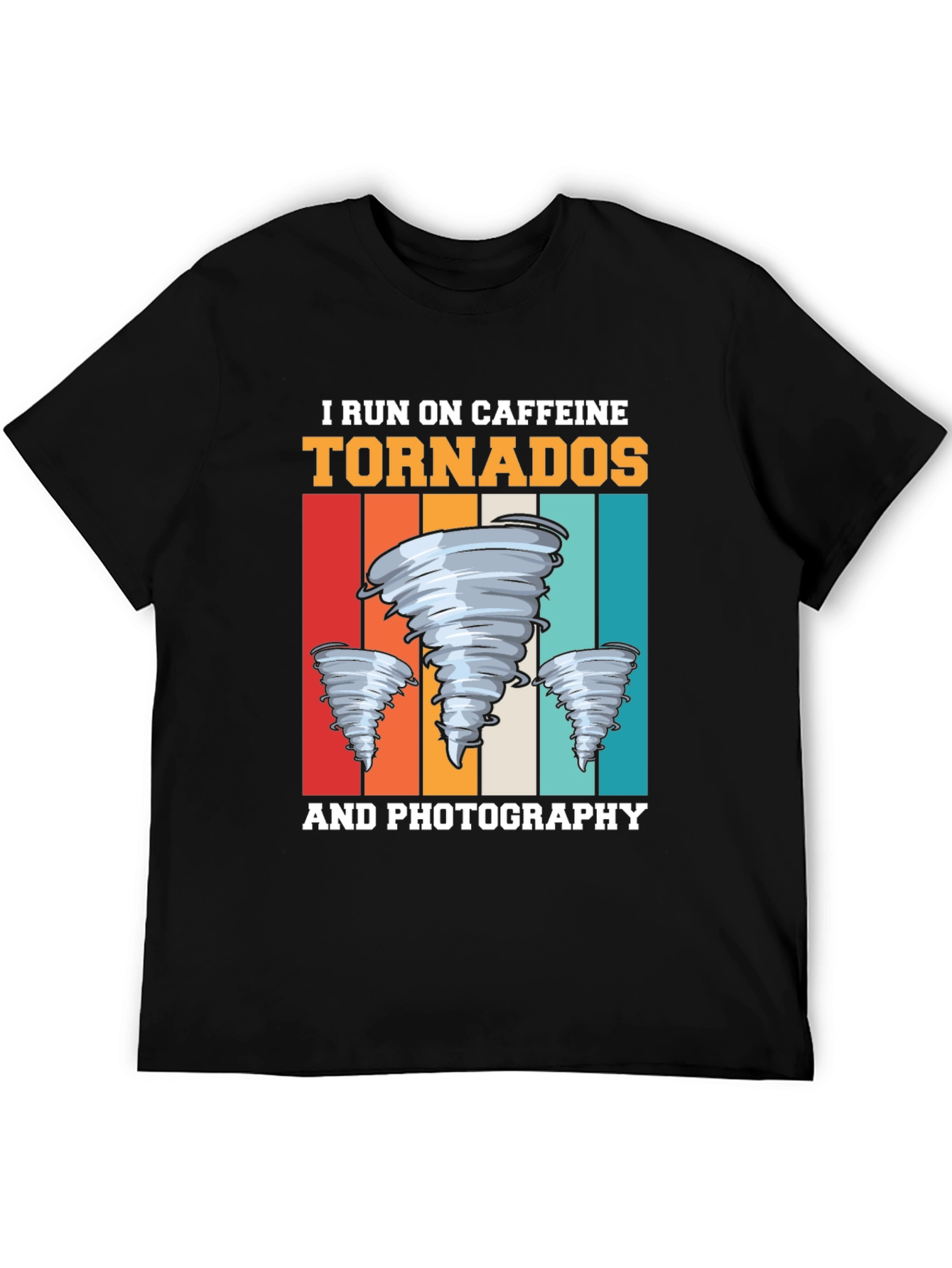 Caffeine Tornadoes Photography Graphic T-Shirt