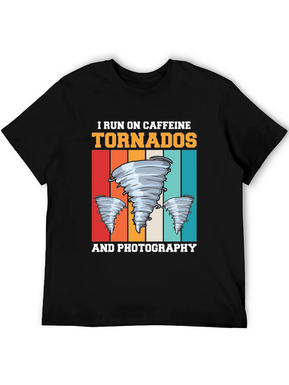 Caffeine Tornadoes Photography Graphic T-Shirt