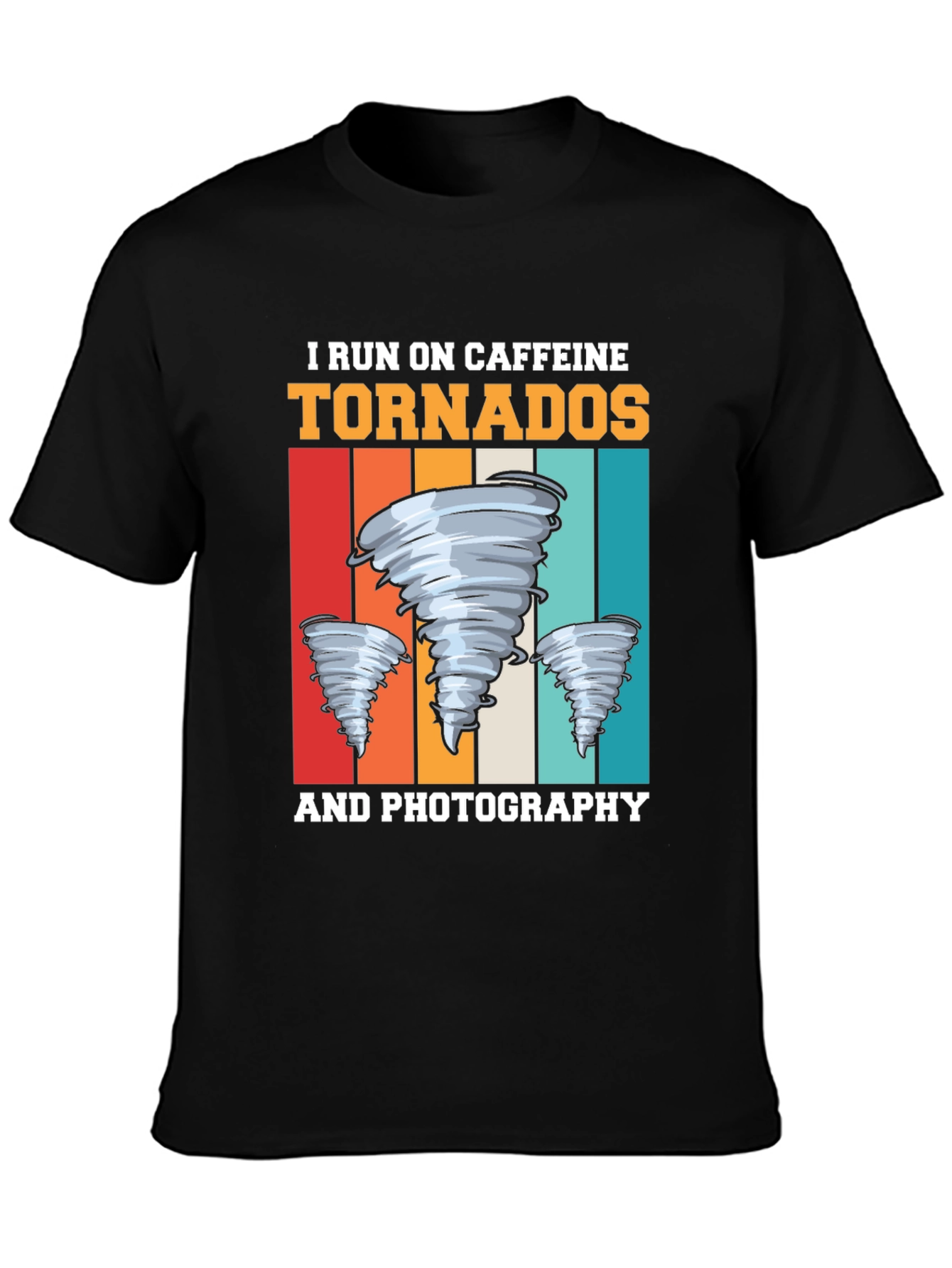 Caffeine Tornadoes Photography Graphic T-Shirt