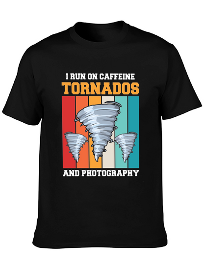 Caffeine Tornadoes Photography Graphic T-Shirt