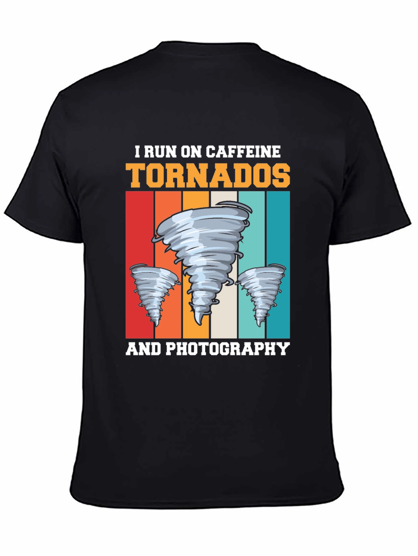 Caffeine Tornadoes Photography Graphic T-Shirt