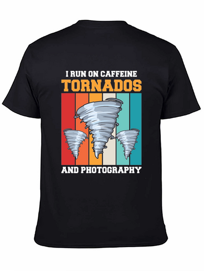 Caffeine Tornadoes Photography Graphic T-Shirt