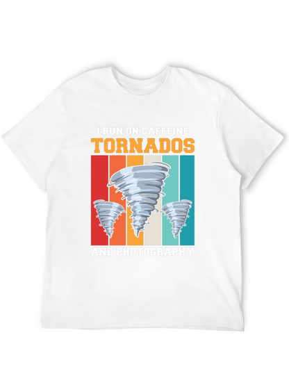 Caffeine Tornadoes Photography Graphic T-Shirt