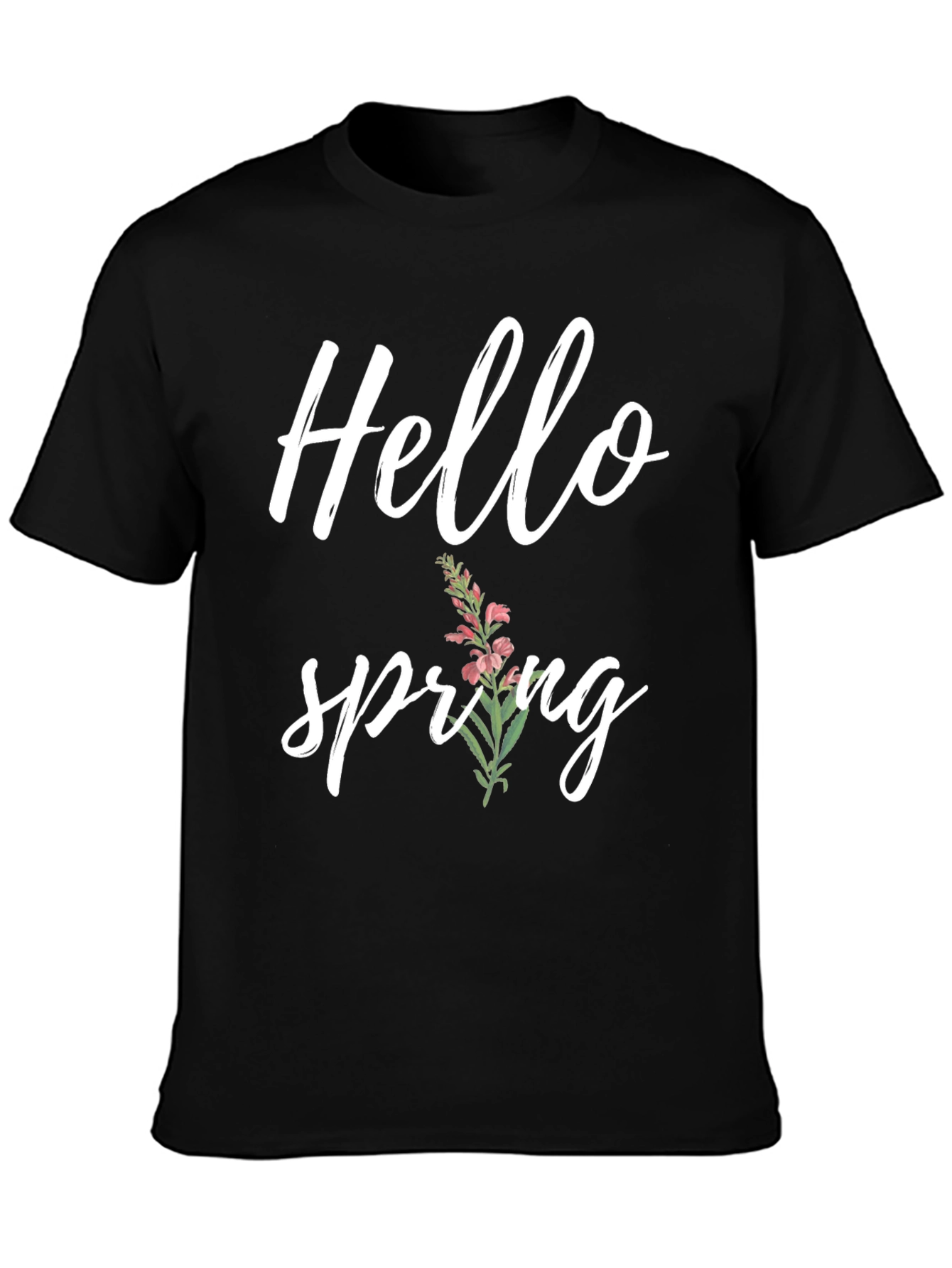 Hello Spring Graphic Tee - Soft Comfort Fit