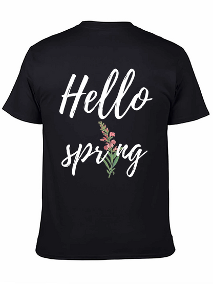 Hello Spring Graphic Tee - Soft Comfort Fit