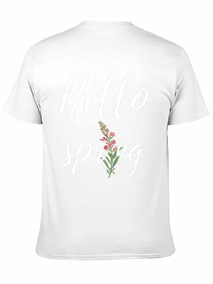 Hello Spring Graphic Tee - Soft Comfort Fit