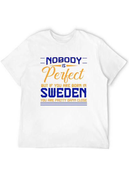 Sweden Pride T-Shirt - Nobody is Perfect