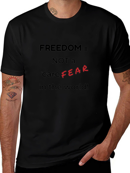 Freedom Graphic Tee: No Fear T-Shirt