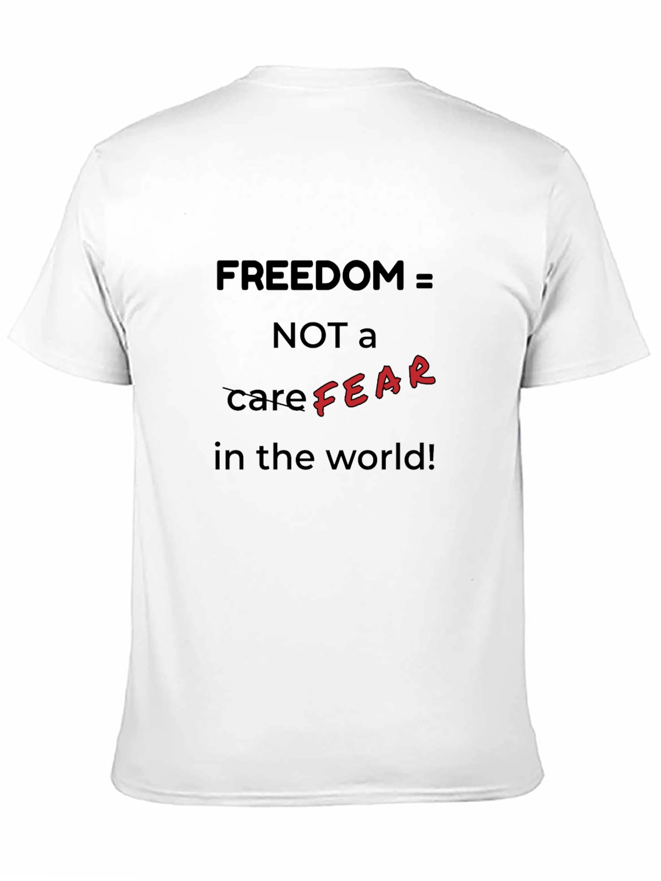 Freedom Graphic Tee: No Fear T-Shirt