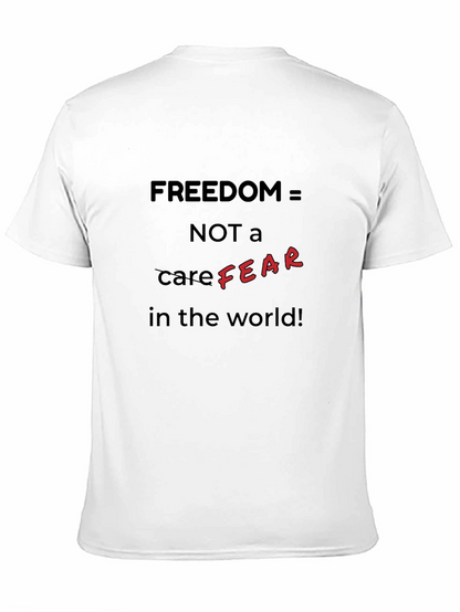 Freedom Graphic Tee: No Fear T-Shirt