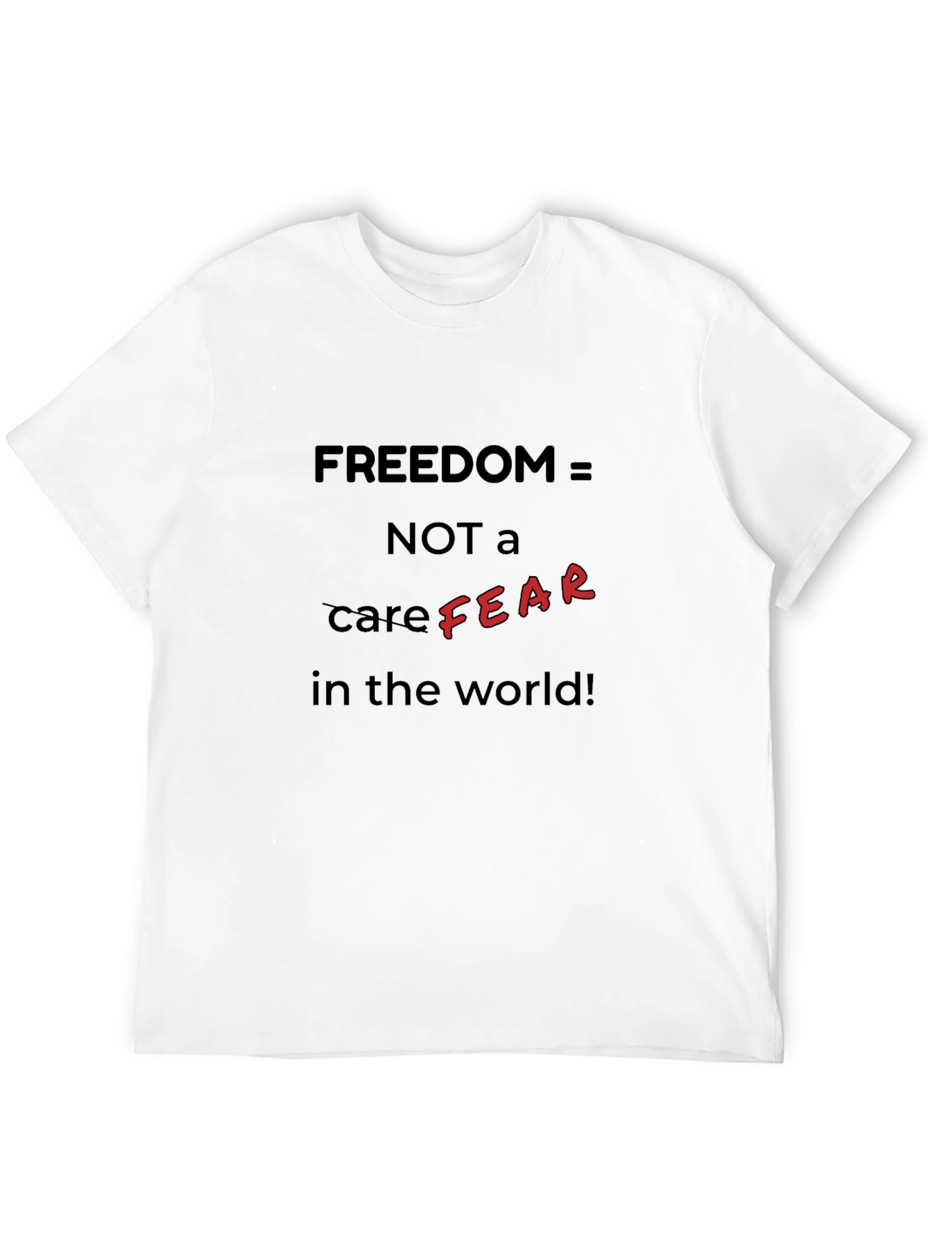 Freedom Graphic Tee: No Fear T-Shirt