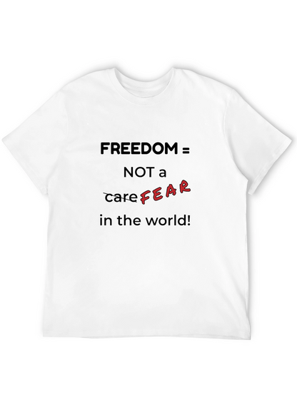 Freedom Graphic Tee: No Fear T-Shirt