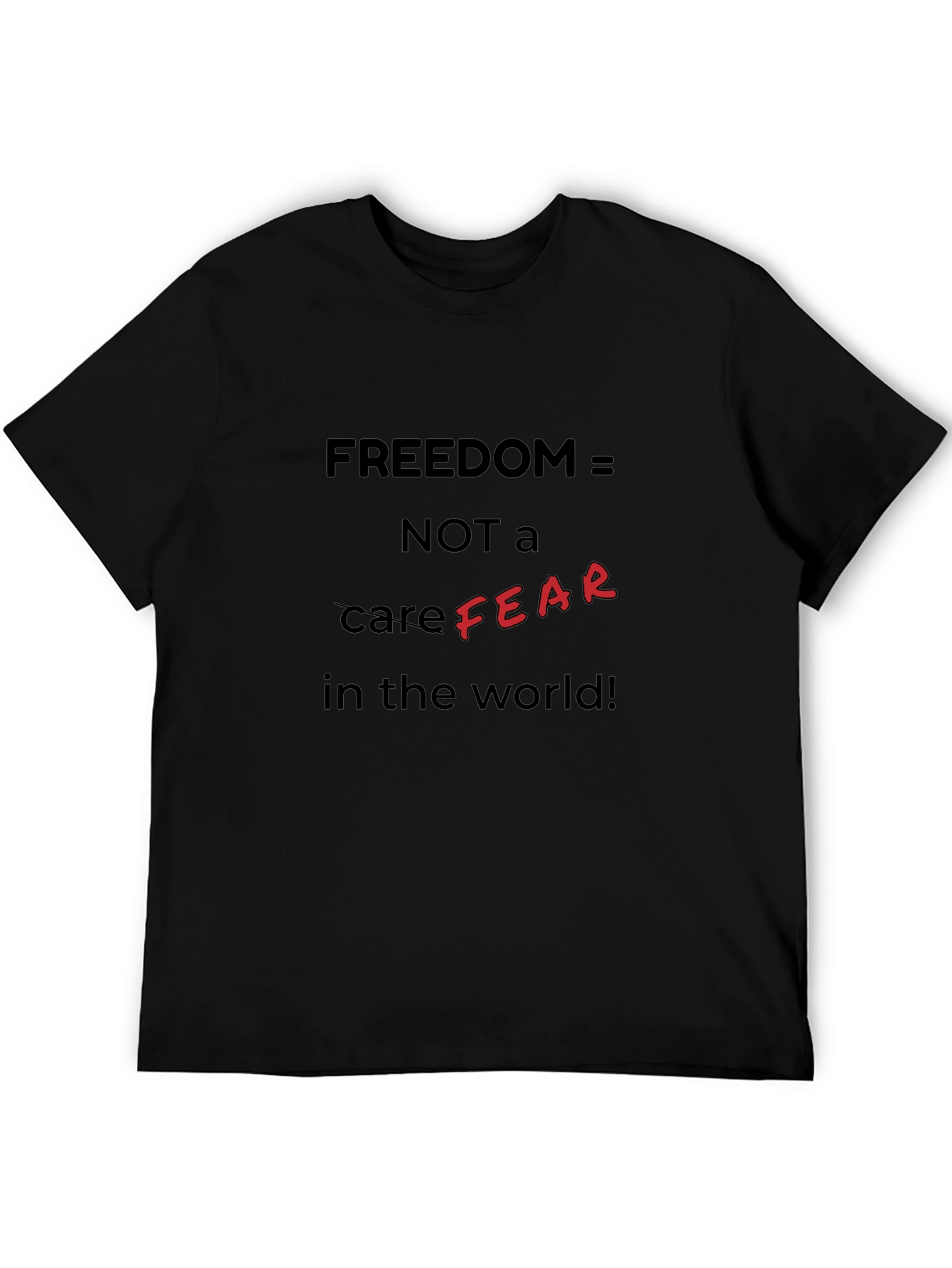 Freedom Graphic Tee: No Fear T-Shirt