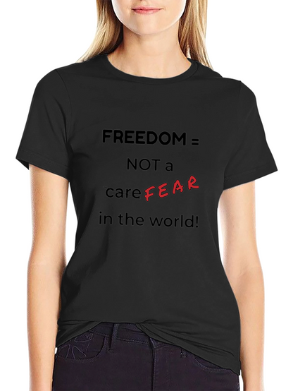 Freedom Graphic Tee: No Fear T-Shirt