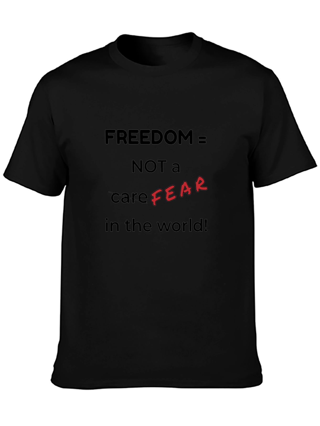 Freedom Graphic Tee: No Fear T-Shirt