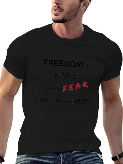 Freedom Graphic Tee: No Fear T-Shirt