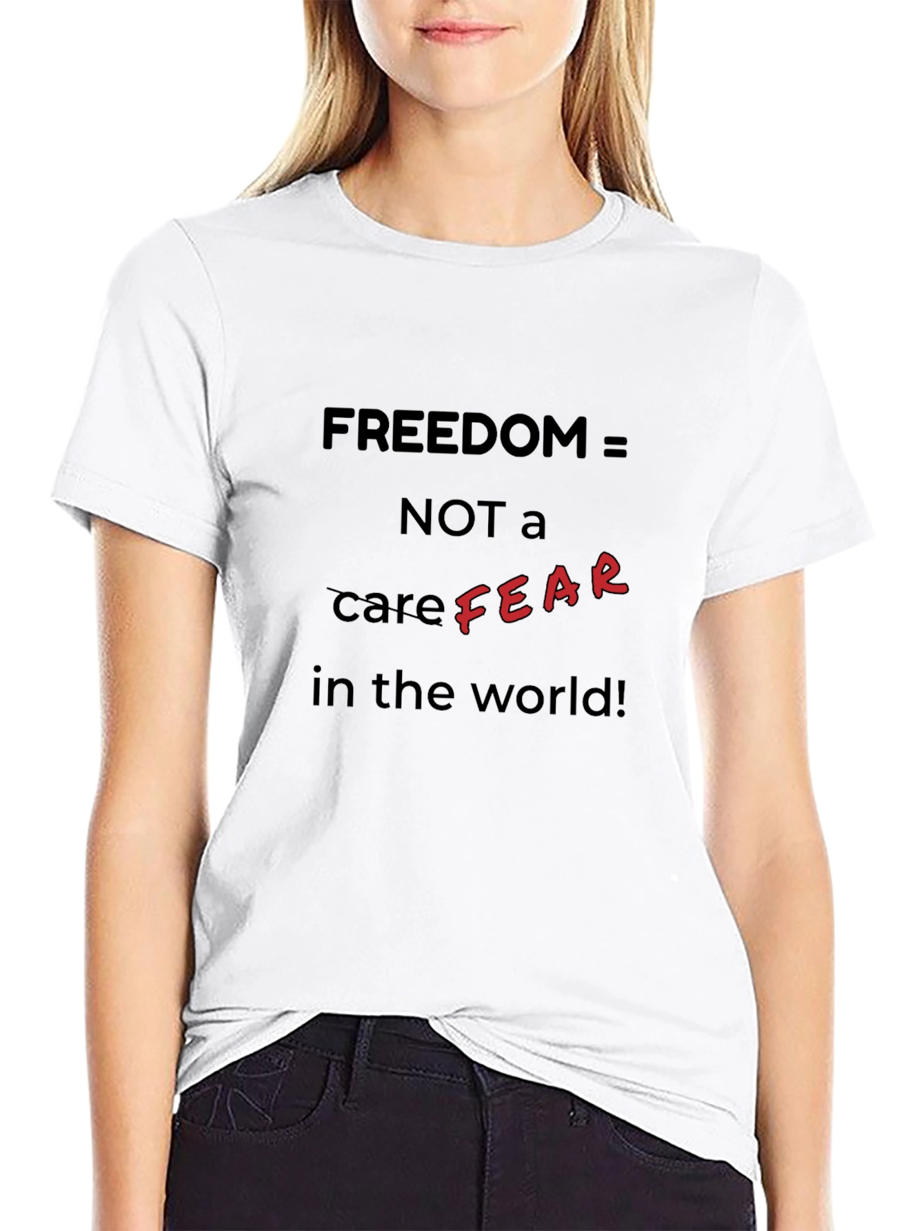 Freedom Graphic Tee: No Fear T-Shirt