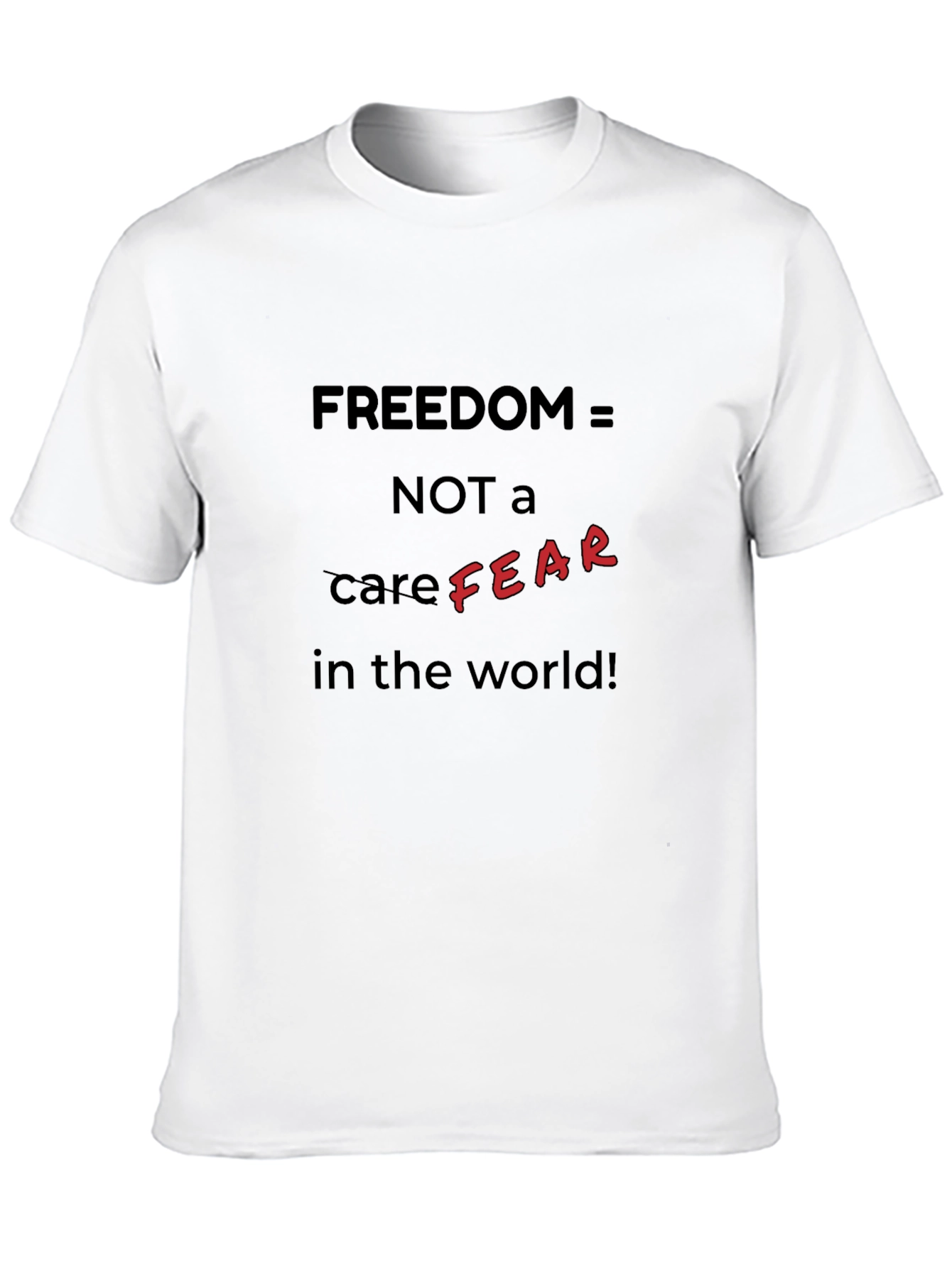 Freedom Graphic Tee: No Fear T-Shirt
