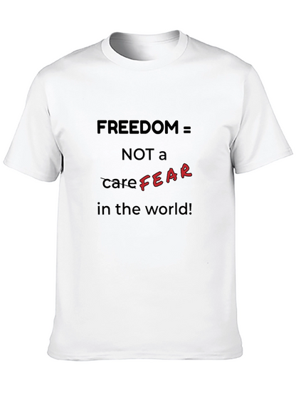 Freedom Graphic Tee: No Fear T-Shirt