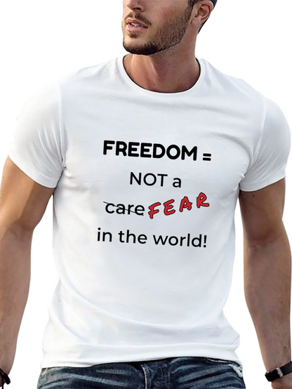 Freedom Graphic Tee: No Fear T-Shirt