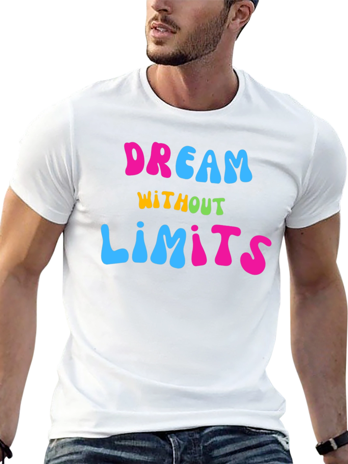 Dream Without Limits Graphic Tee - Black T-Shirt