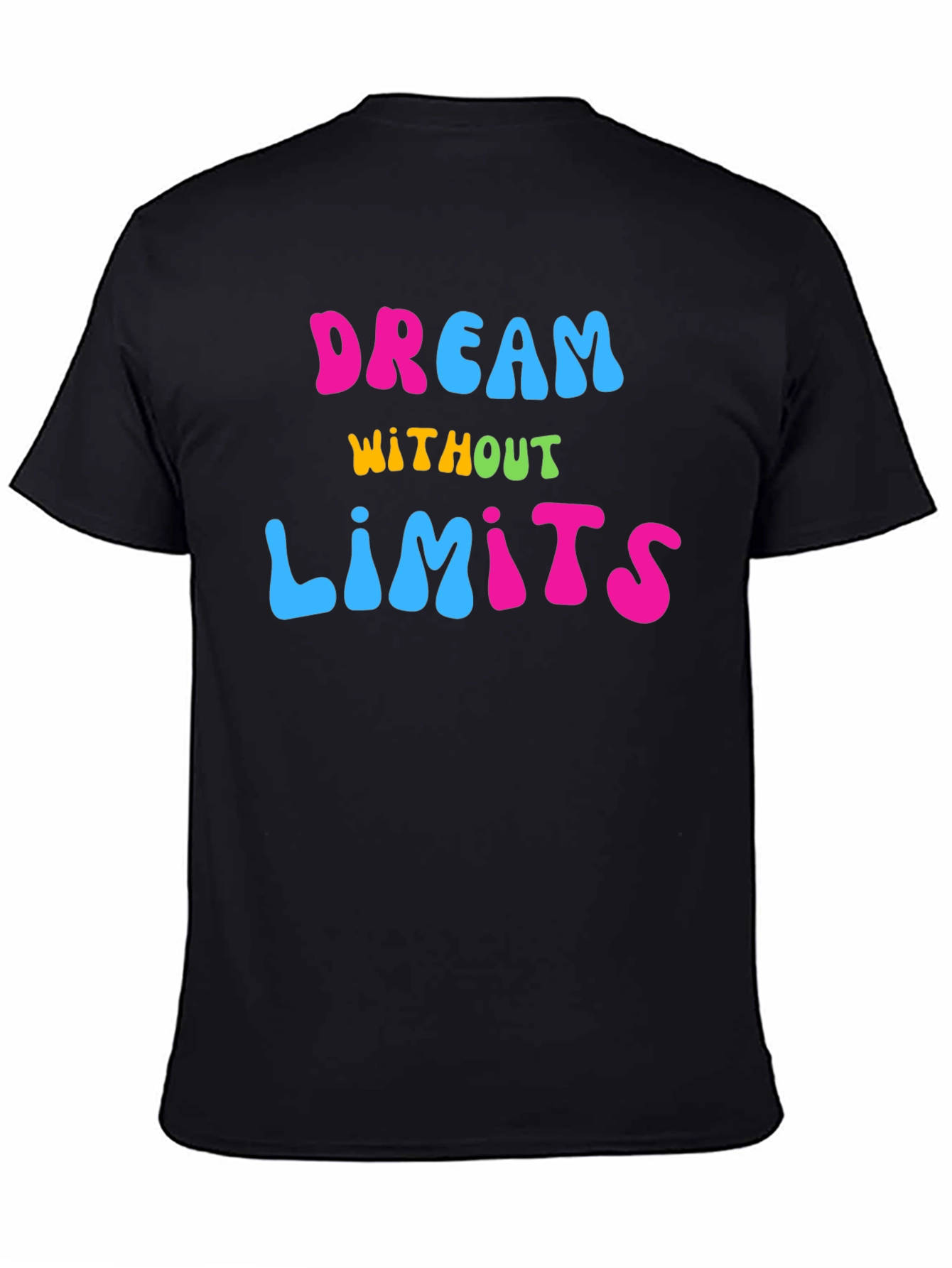 Dream Without Limits Graphic Tee - Black T-Shirt