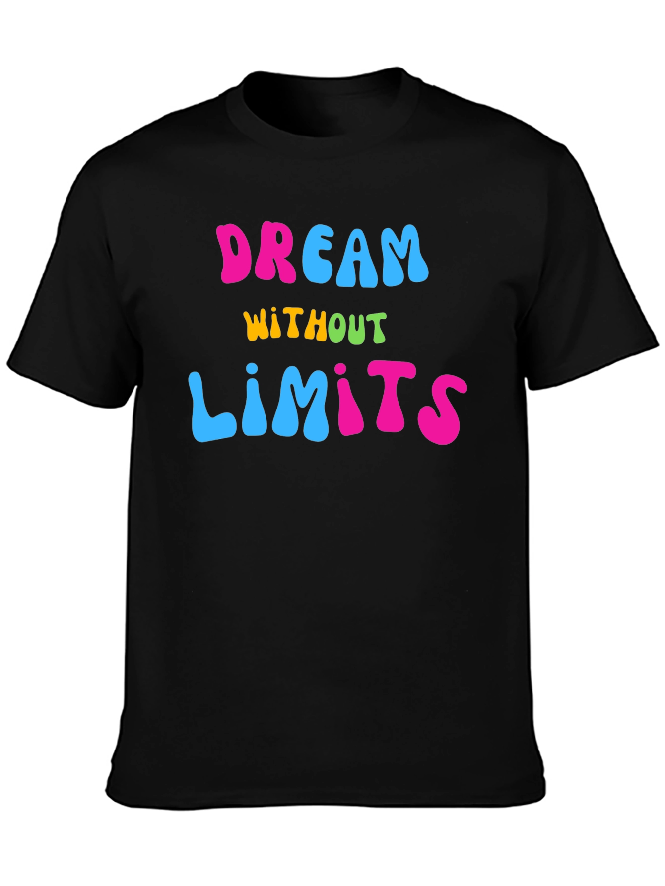 Dream Without Limits Graphic Tee - Black T-Shirt