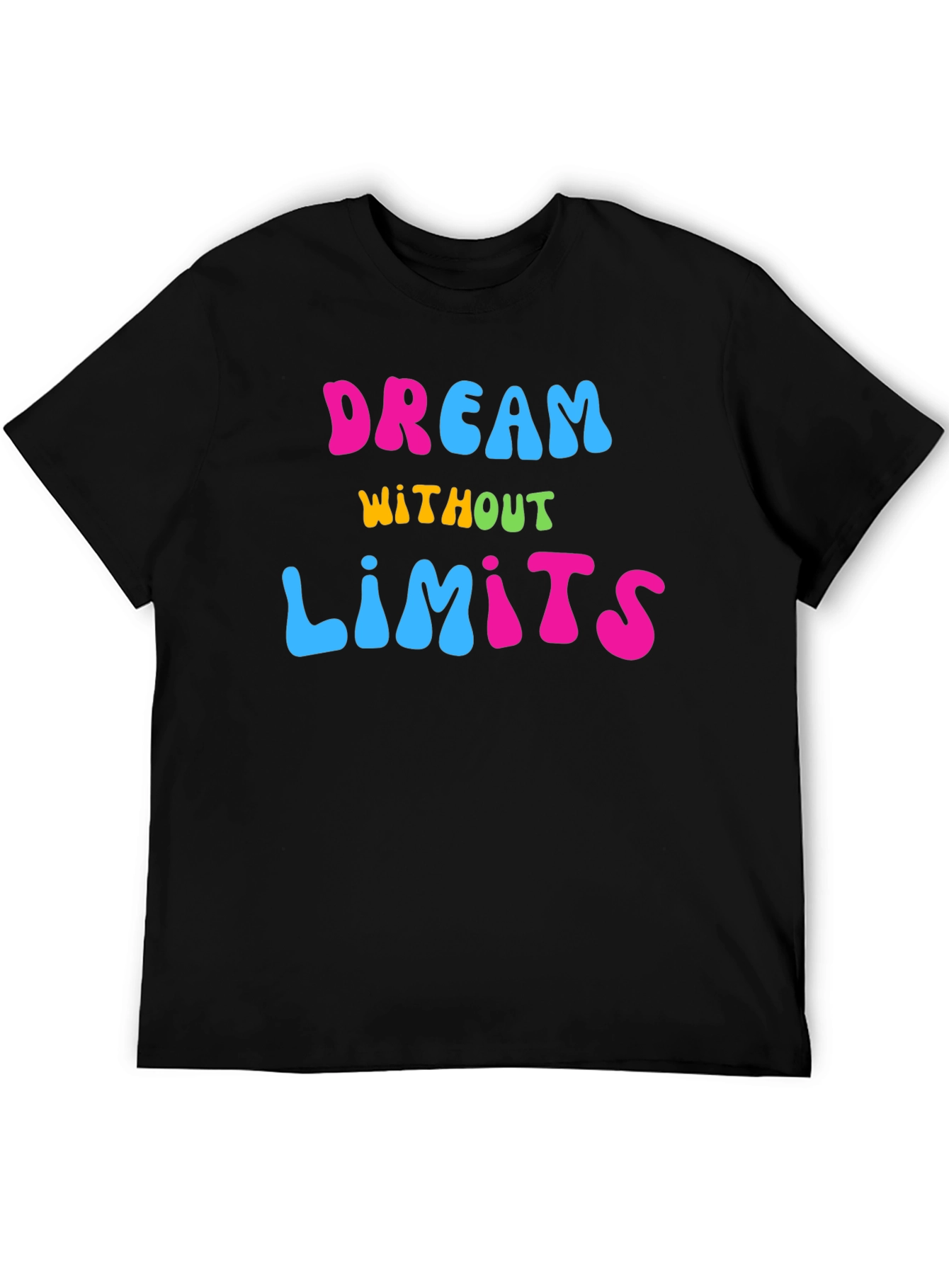 Dream Without Limits Graphic Tee - Black T-Shirt