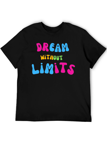 Dream Without Limits Graphic Tee - Black T-Shirt
