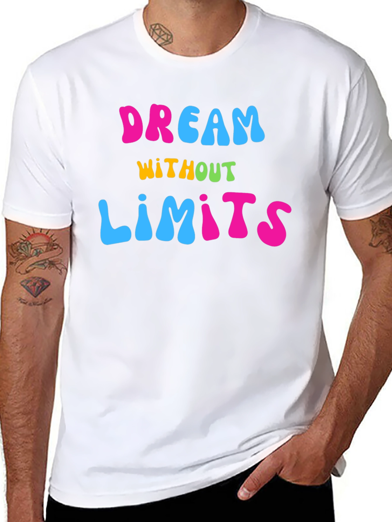 Dream Without Limits Graphic Tee - Black T-Shirt