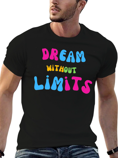 Dream Without Limits Graphic Tee - Black T-Shirt