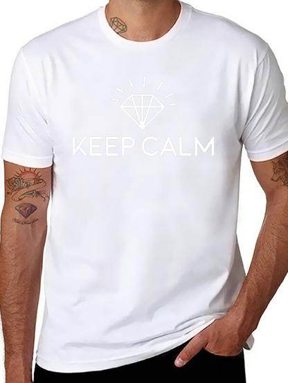 Keep Calm Diamond Black T-Shirt